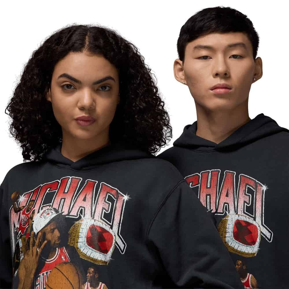 Баскетбольная толстовка Jordan Flight Fleece Sweatshirt Black