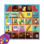 Комплект полей "Дом", "Космос", "Остров" RM3001