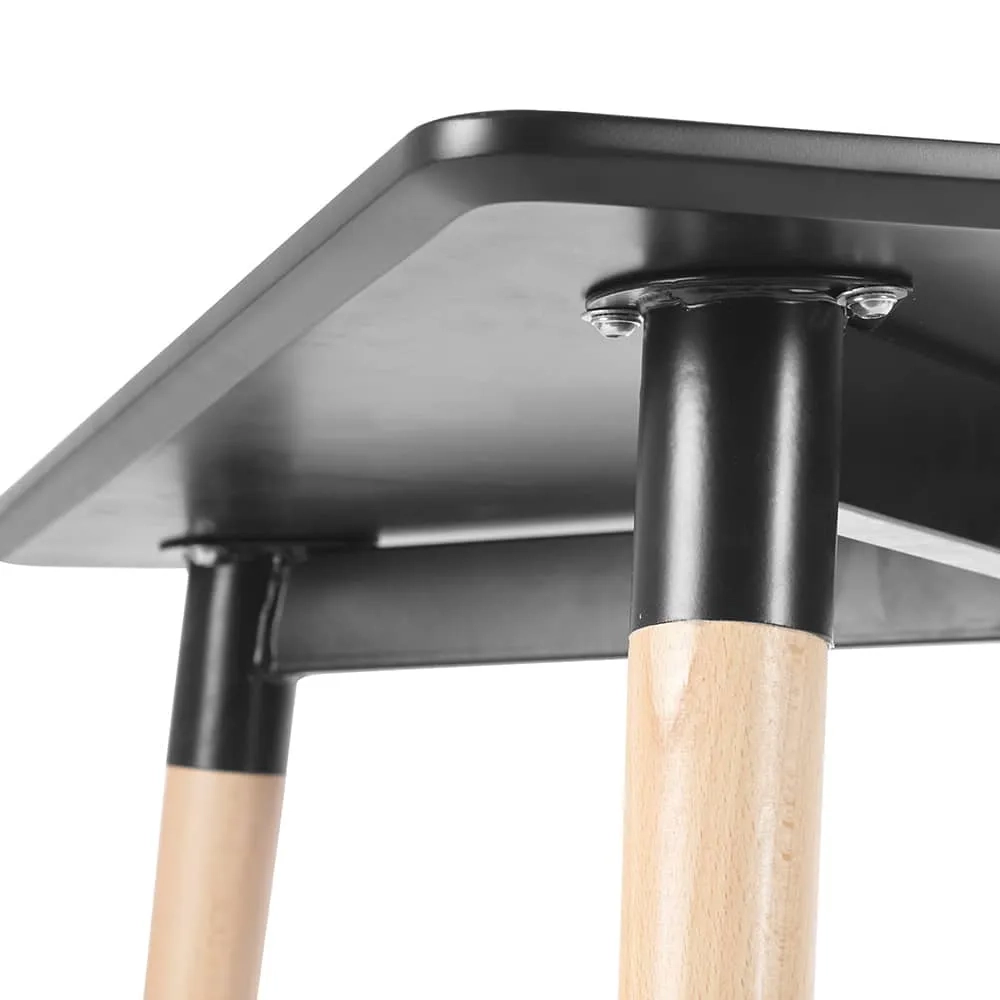 Стол Bradex Home Summer 80х80x75см, чёрный