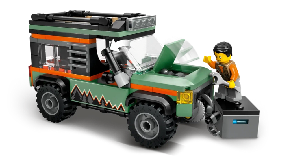 Конструктор LEGO City 60447 Горный грузовик для бездорожья 4x4