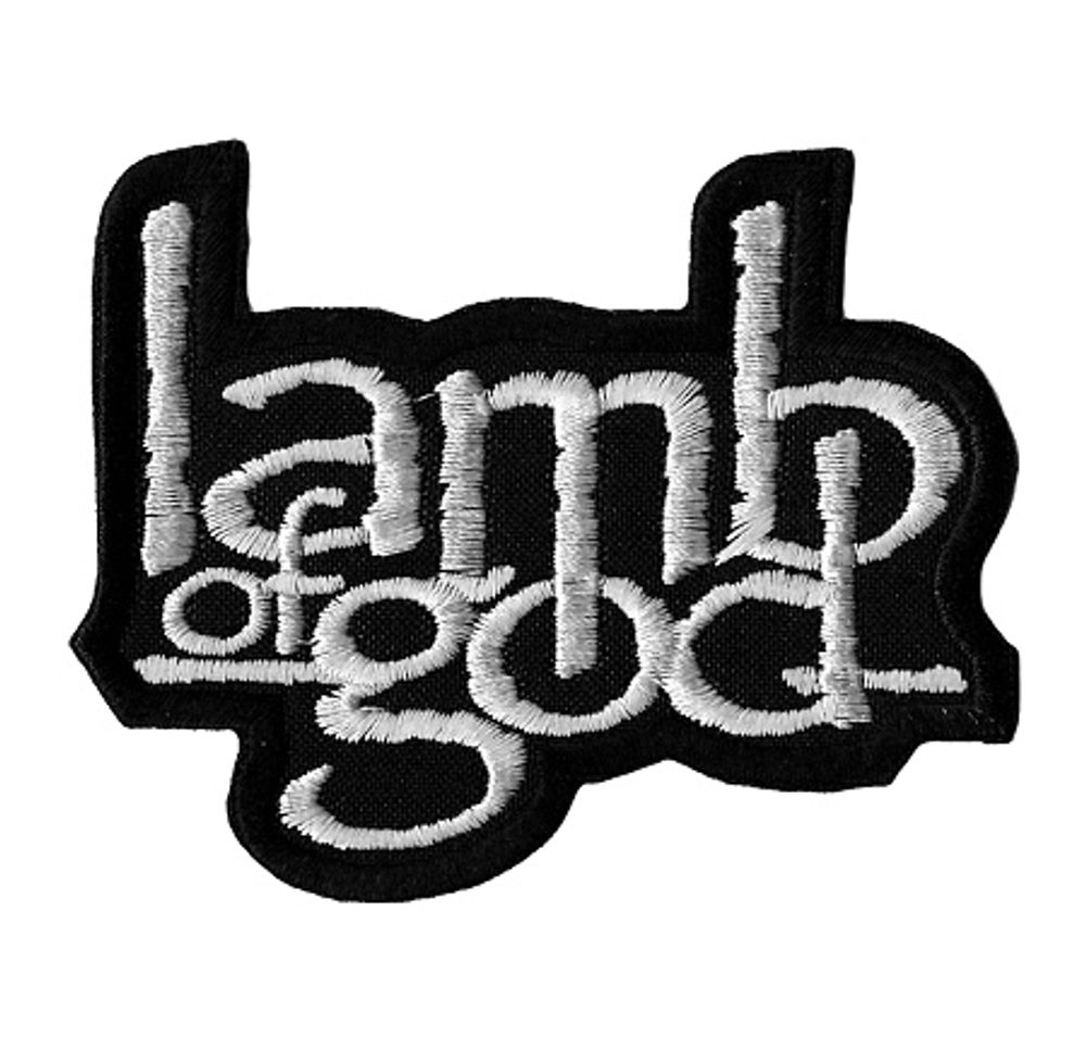 Нашивка Lamb Of God лого вырезанное (250)