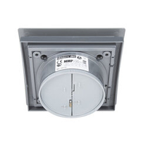 Вытяжной тонкий вентилятор для ванн ММ-Р 06 металл овал 90 м³/час с обратным клапаном металл