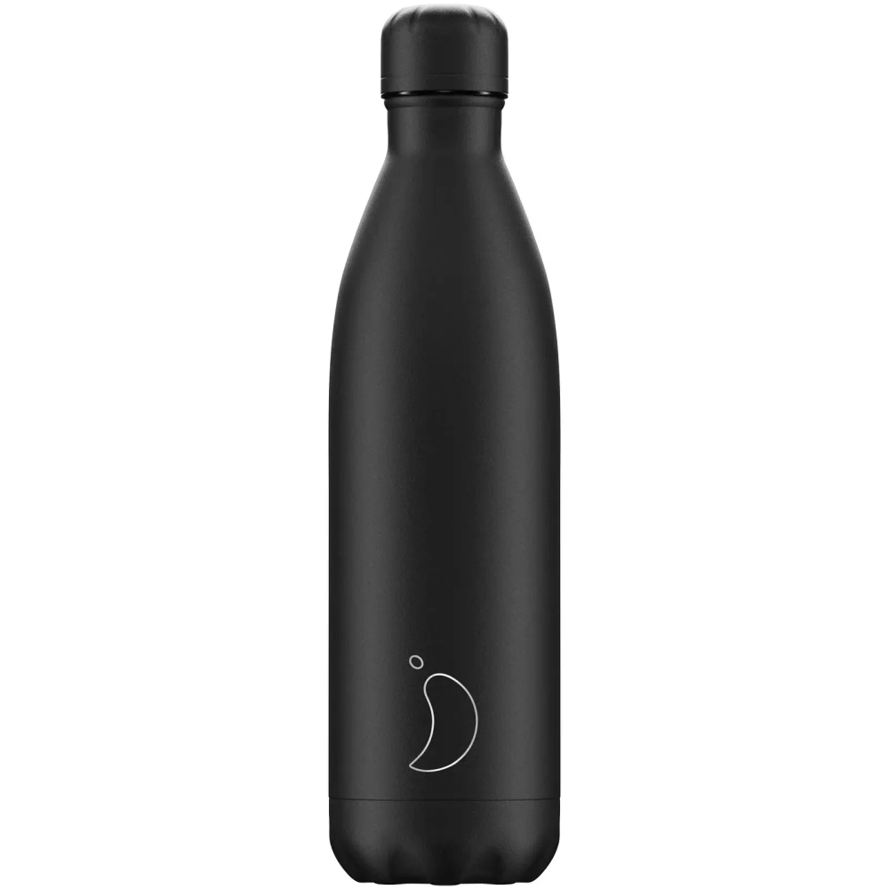 Chilly's Bottles - Термобутылка Monochrome 750мл Черный / артикул   B750MOABL  / GTIN 5056243500314
