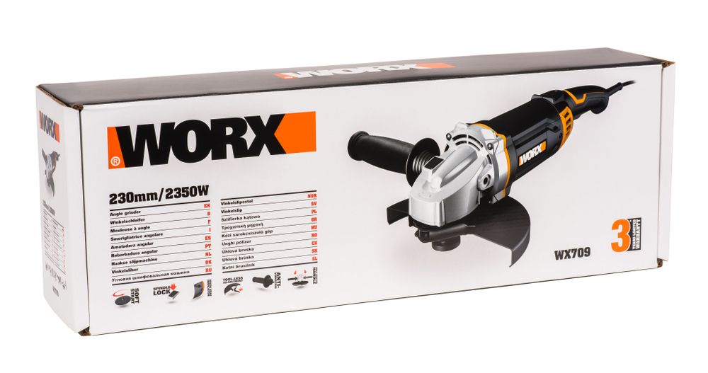 Мини-Углошлифовальная машинка аккумуляторная WORX WX741.9 20В