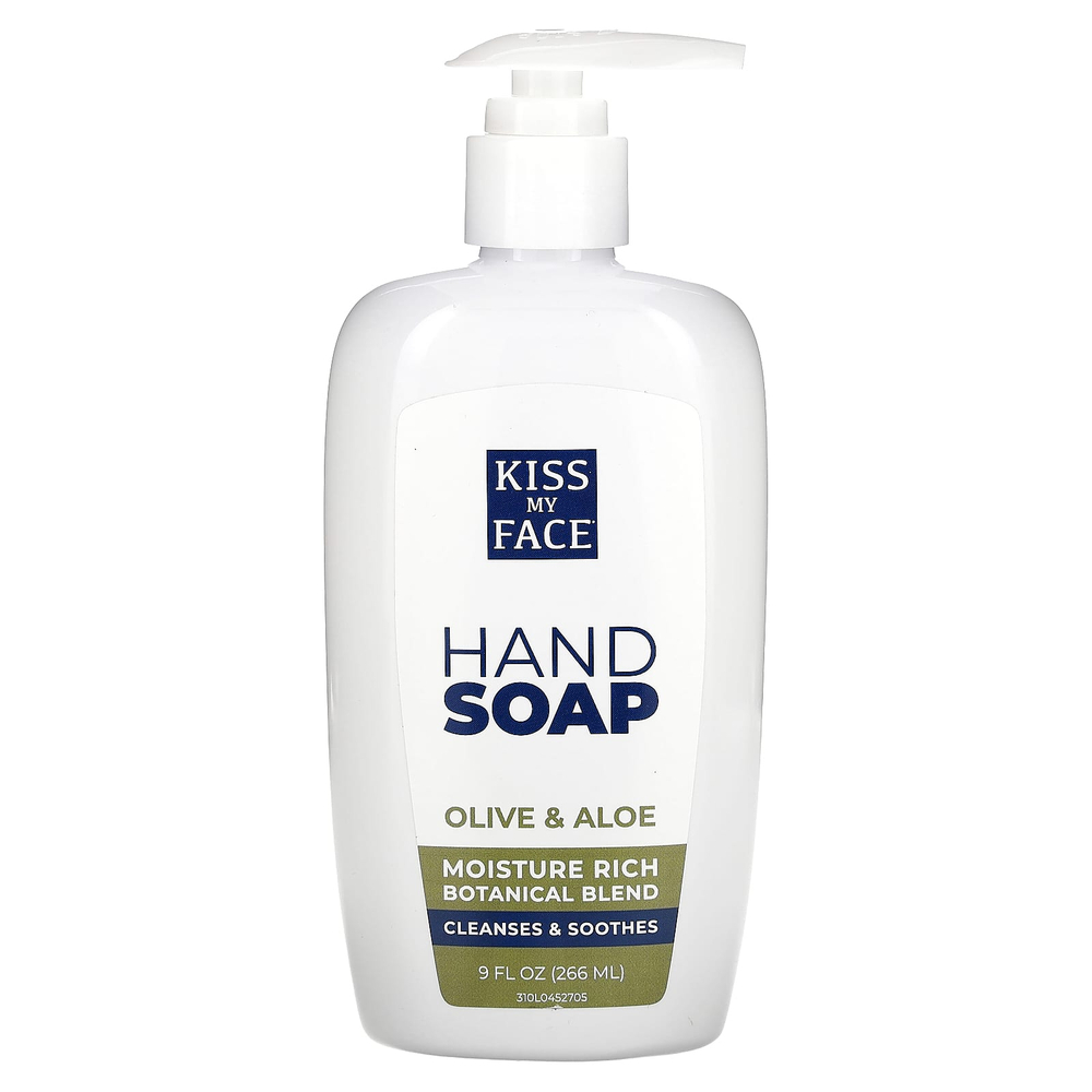 Kiss My Face, мыло для рук, с ароматом оливкового дерева и алоэ, 266 мл (9 жидк. унций)
