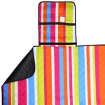 Коврик для пикника Цветная полоска, 200*200 см