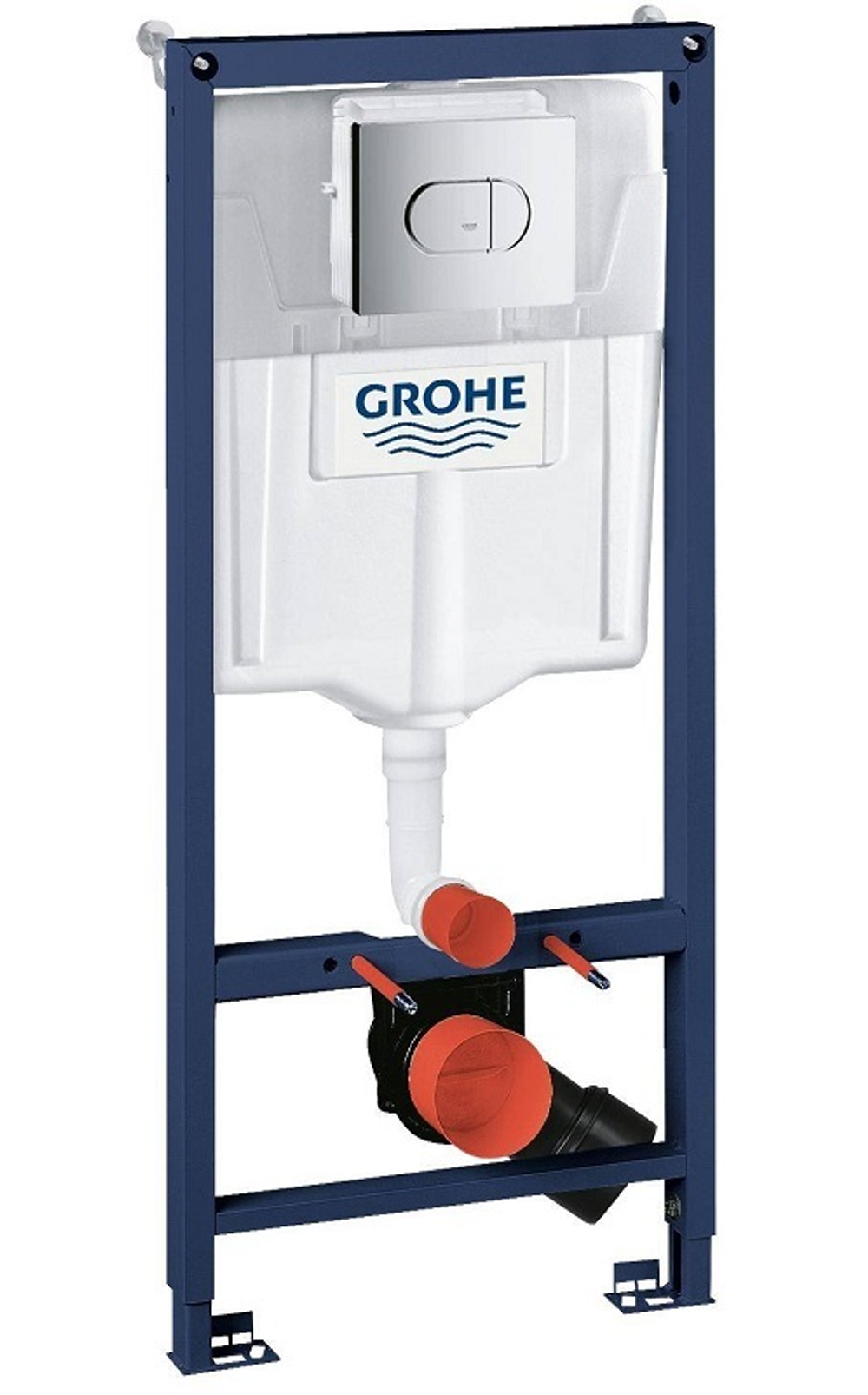 Инсталляция для подвесного унитаза GROHE Solido 3 в 1 с клавишей Arena Cosmopolitan 38981000 купить в Краснодаре