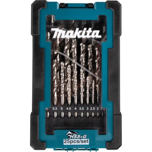 Набор свёрл по металлу HSS-G Makita D-67555