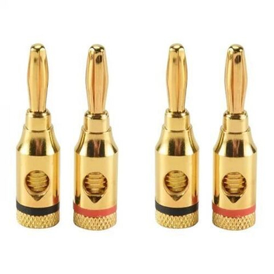 Штекер акустический BANANA 4мм (4 Штуки)