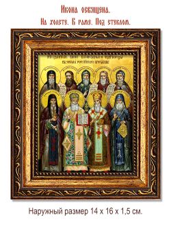 Собор русских целителей. Икона на холсте.