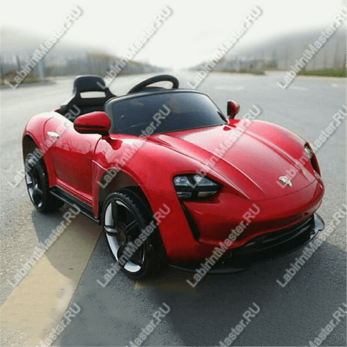 Детский электромобиль "Porshe" красный