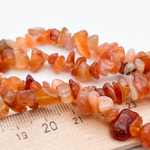 Сердолик бусины, крошка 4-8 мм, цена за нить 38 см