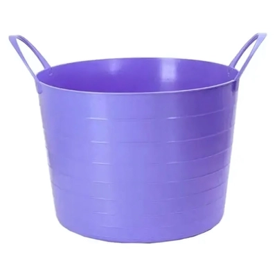 Таз-корзина мягкая 17л Сиреневый 0,245,33х0,33м