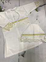 Набор для крещения "Елизавета" Артикуль: 001 (Размер: 0-6 мес. )