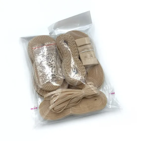 Набор фурнитуры для пошива нижнего белья (бежевый)