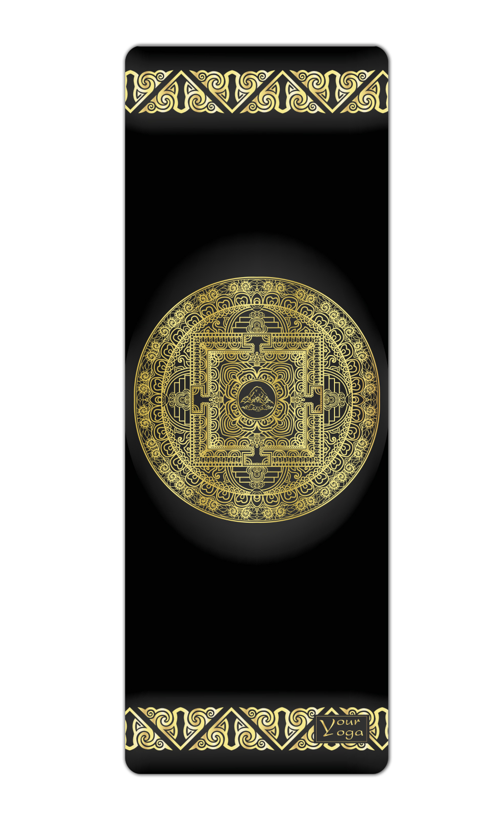 Каучуковый коврик для йоги Tibet Mandala 183*65*0,4 см