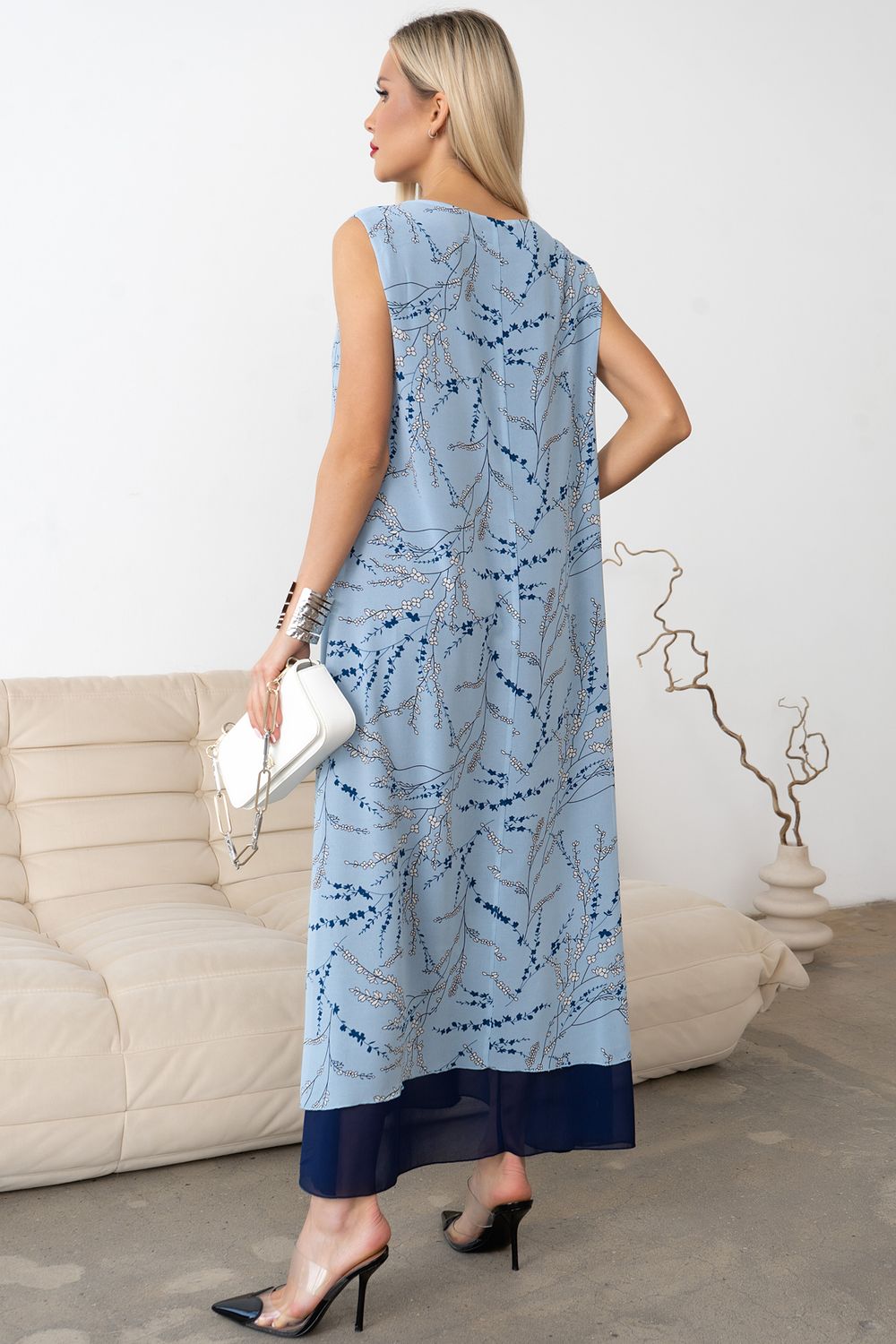 Платье Велла (голубой) Р11-1171/7 Nikol