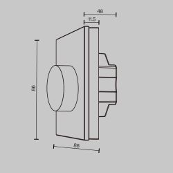Роторная панель управления Maytoni TRIAC 731004