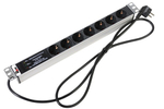 Блок розеток 19", 7 розеток ЦМО R-16-7S-FI-440-1.8