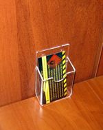 Карман под визитки верт 25мм