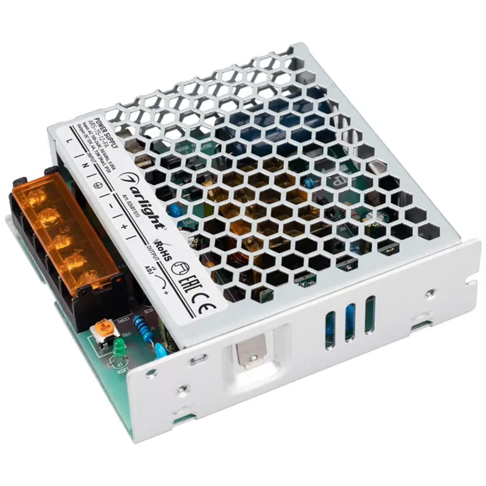 Блок питания ARS-75-12-FA (12V, 6A, 72W) (Arlight, IP20 Сетка, 3 года) 026811(1)