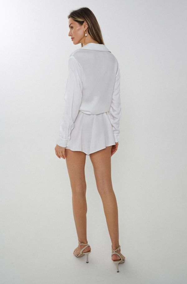 Шорты облегченные AS-h008 белые - фото 5