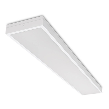 Светильник LED-панель ДПО13 с БАП EM1 54Вт 4000К IP54 матов. Опал 6000лм 1230х180х48мм WOLTA STD