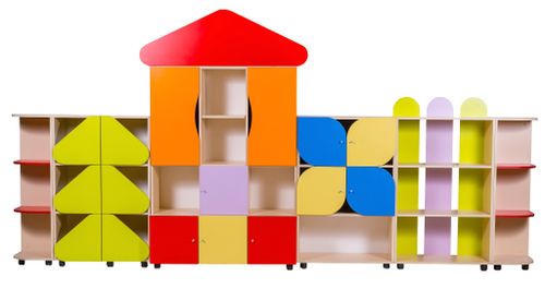 Стенка игровая "ТЕРЕМОК" модульная