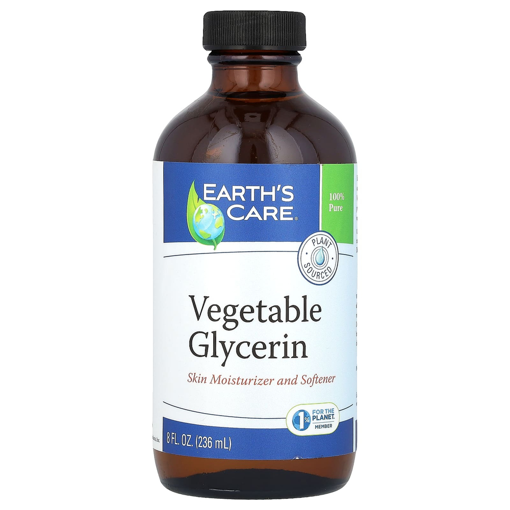 Earth's Care, 100% чистый растительный глицерин, 236 мл (8 жидк. Унций)