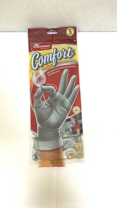 KINGFISHER Перчатки хоз.латекс. универ.Comfort