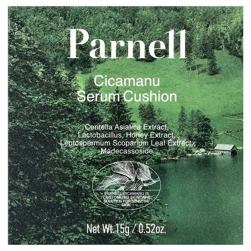 Parnell, Cicamanu Serum Cushion, оттенок 34W, 15 г (0,52 унции)