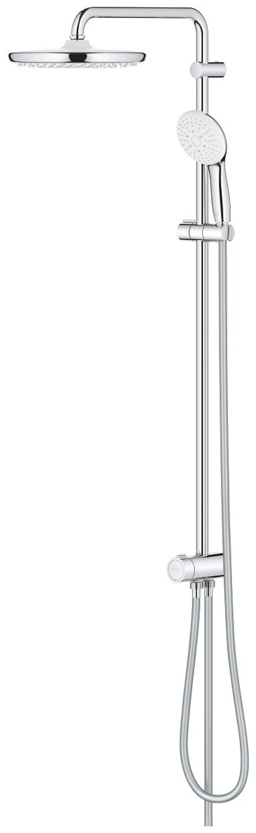 Душевая система Flex наружного монтажа с переключателем GROHE Tempesta System 250, хром (26675001)