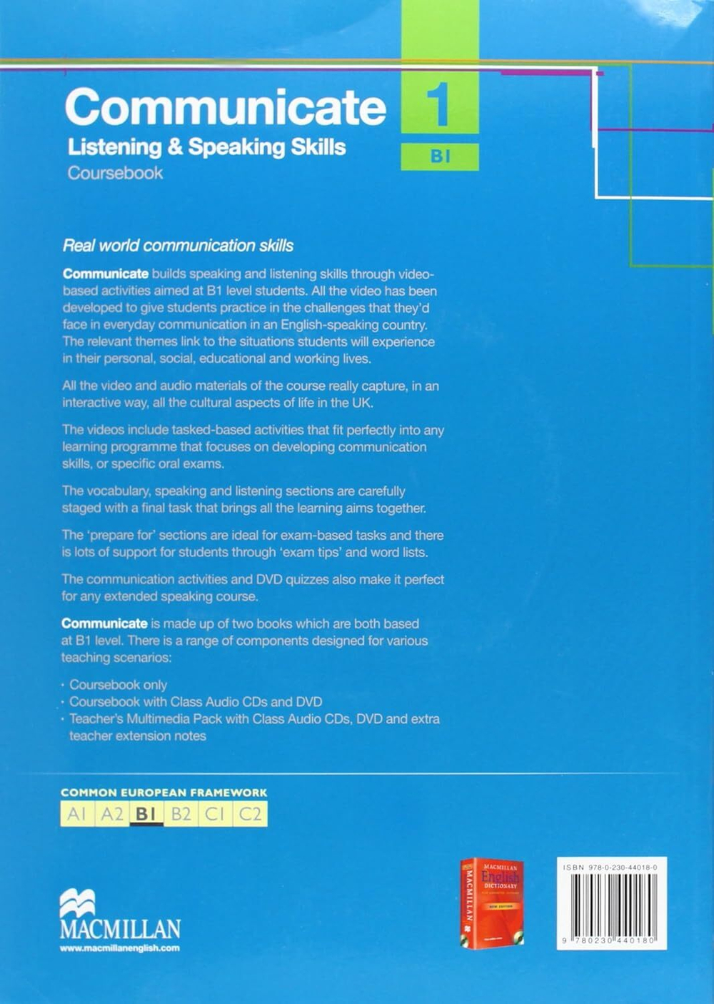 Communicate 1 Student's Book Pack