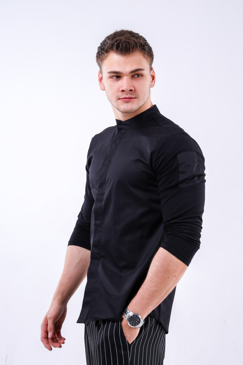 Китель поварской мужской Grill Strike black