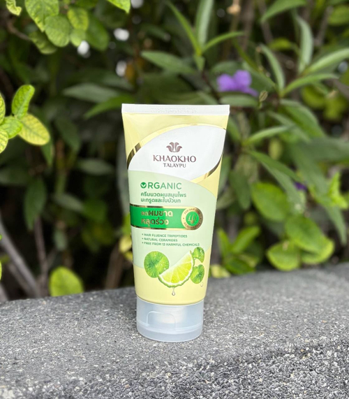 Кондиционер для волос Кафрский лайм и Центелла Leech Lime & Centella Herbal Conditioner Khaokho Thalaypu