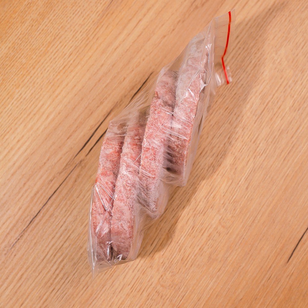 Котлеты для бургеров из бедра индейки, 500-600 г (4шт)