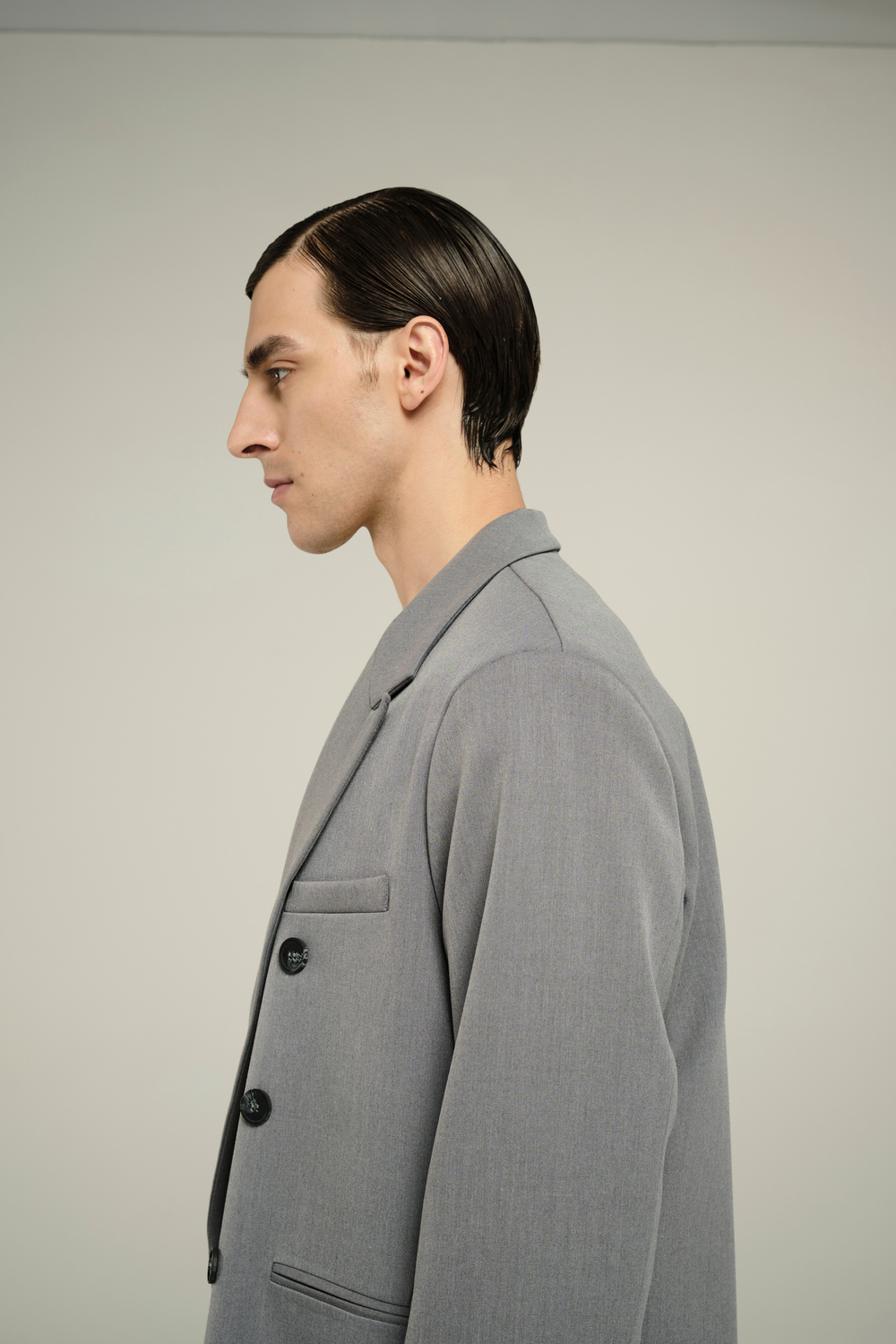 Пиджак двубортный | grey