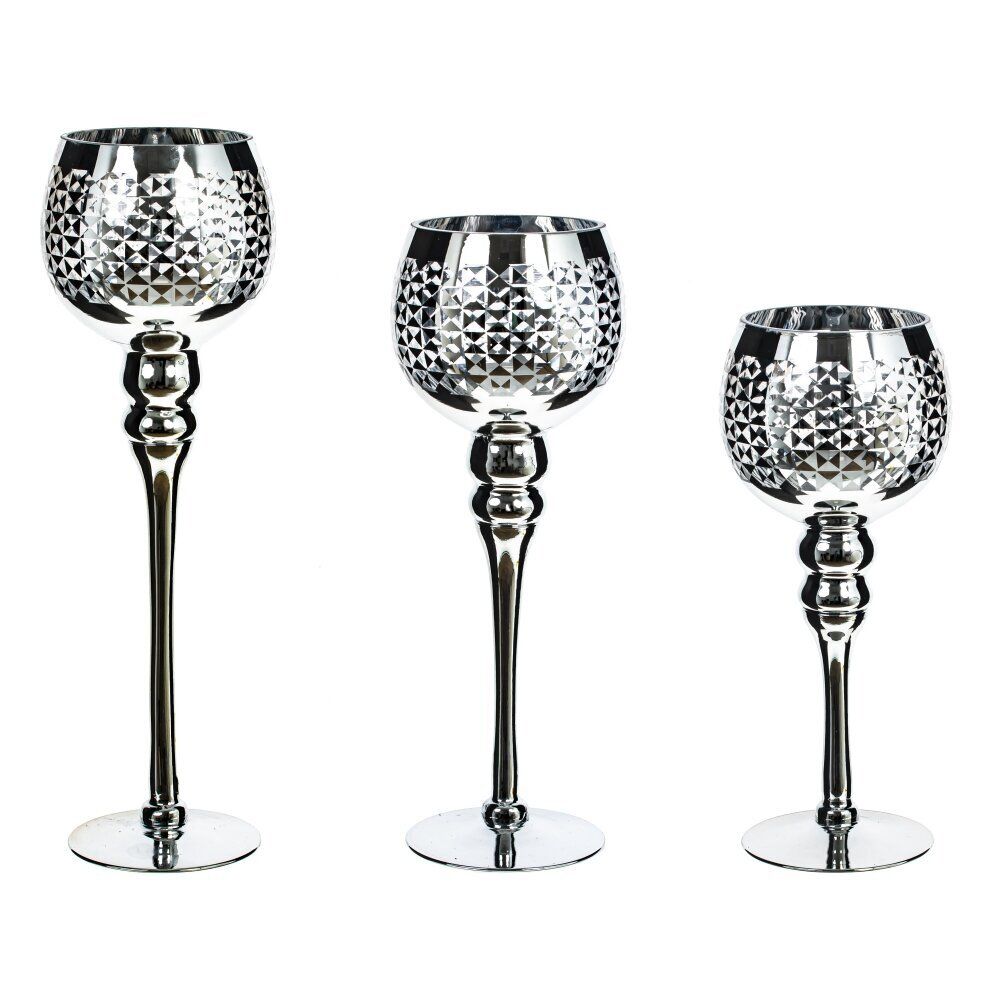 GAEM Набор из 3-х подсвечников, L38 W13 H39,5 см