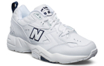 New Balance NB 608 series retro non-slip lightweight low-cut casual running shoes men's white ink blue d wide