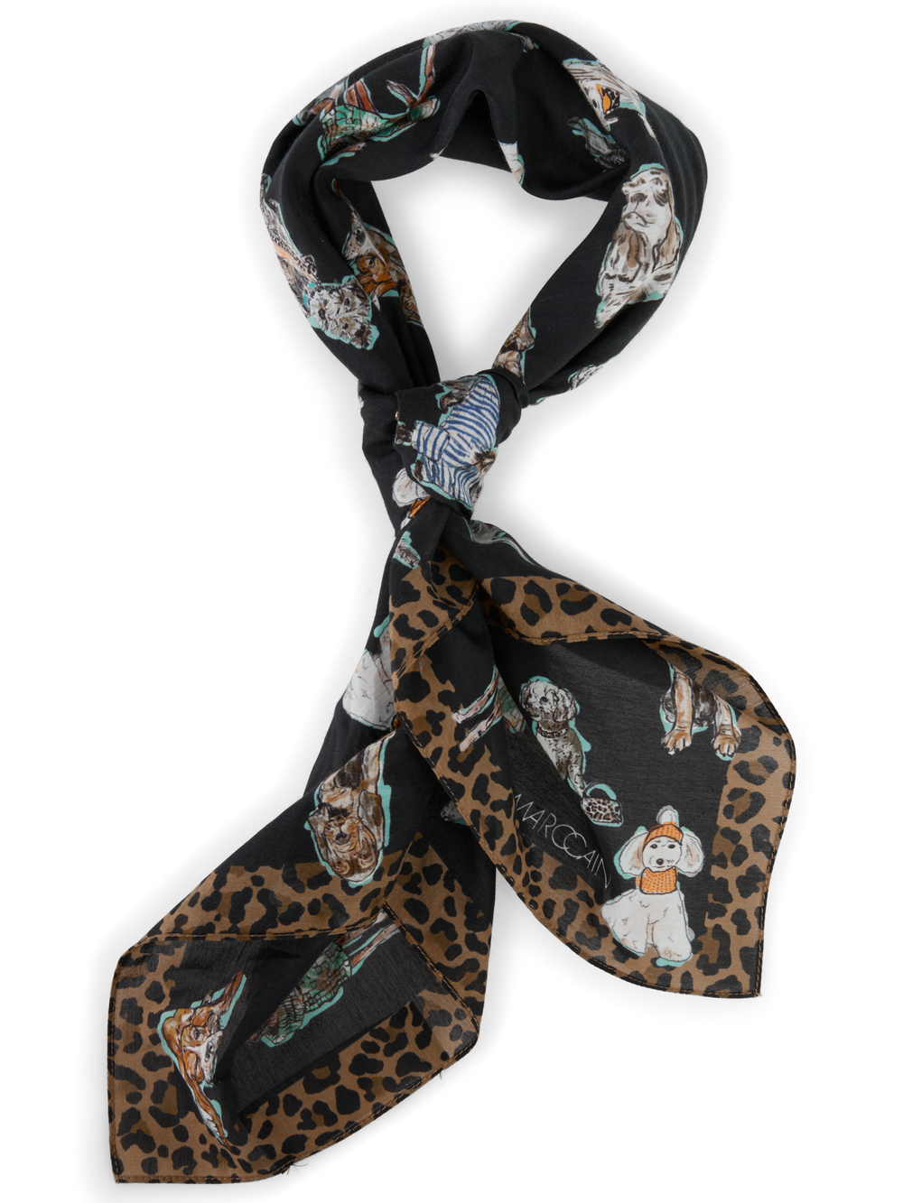 Шарф из хлопка и шелка