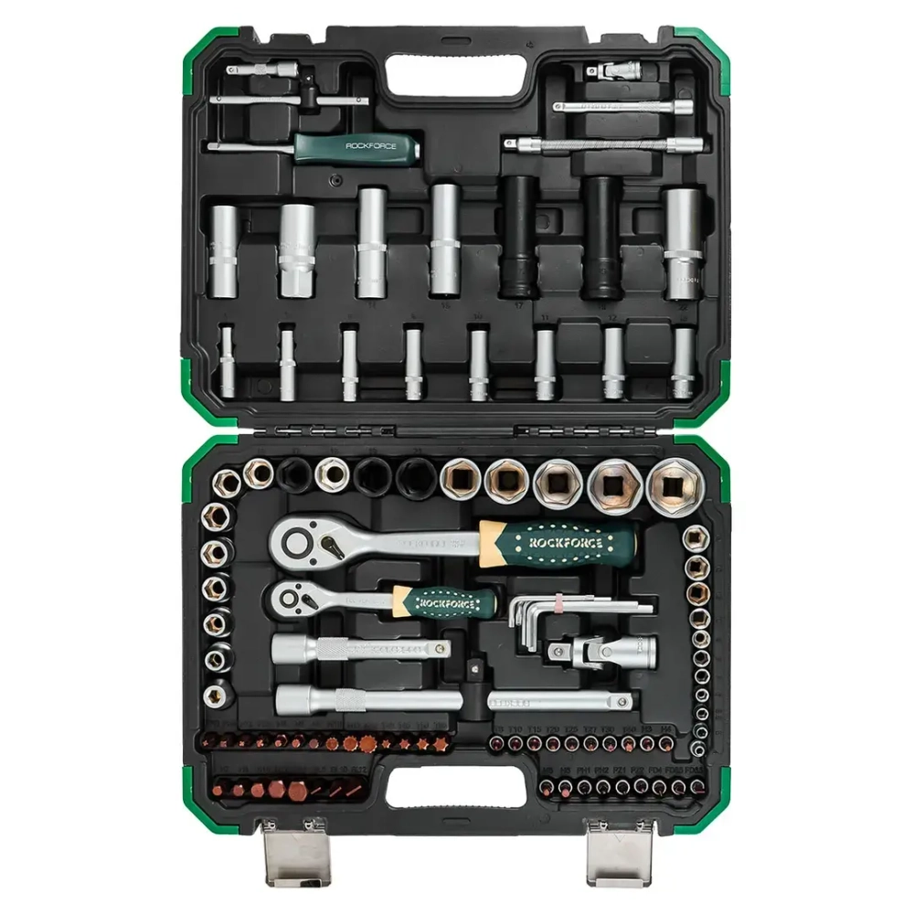 Набор инструментов 94+6пр. 1/4''1/2''6pt RockFORCE RF-4941-5 GOLD