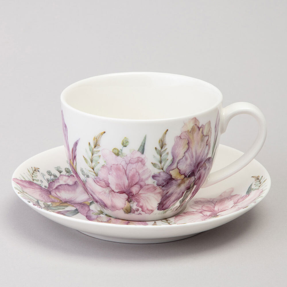 Чайная пара 275мл "Irises"