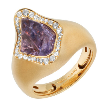 Кольцо с Шпинелью и Бриллиантами, R0033-18/1