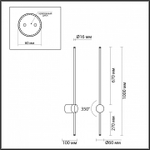 Бра Odeon Light Fillini 4335/18WL