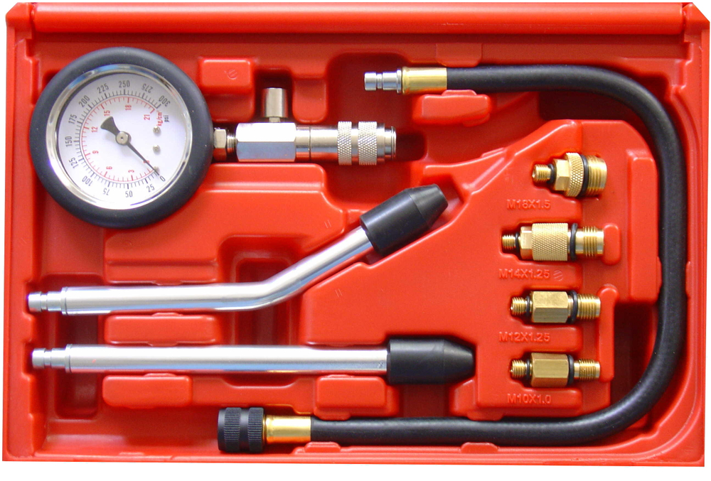Компрессометр бензиновый с насадками и переходниками СТАНКОИМПОРТ