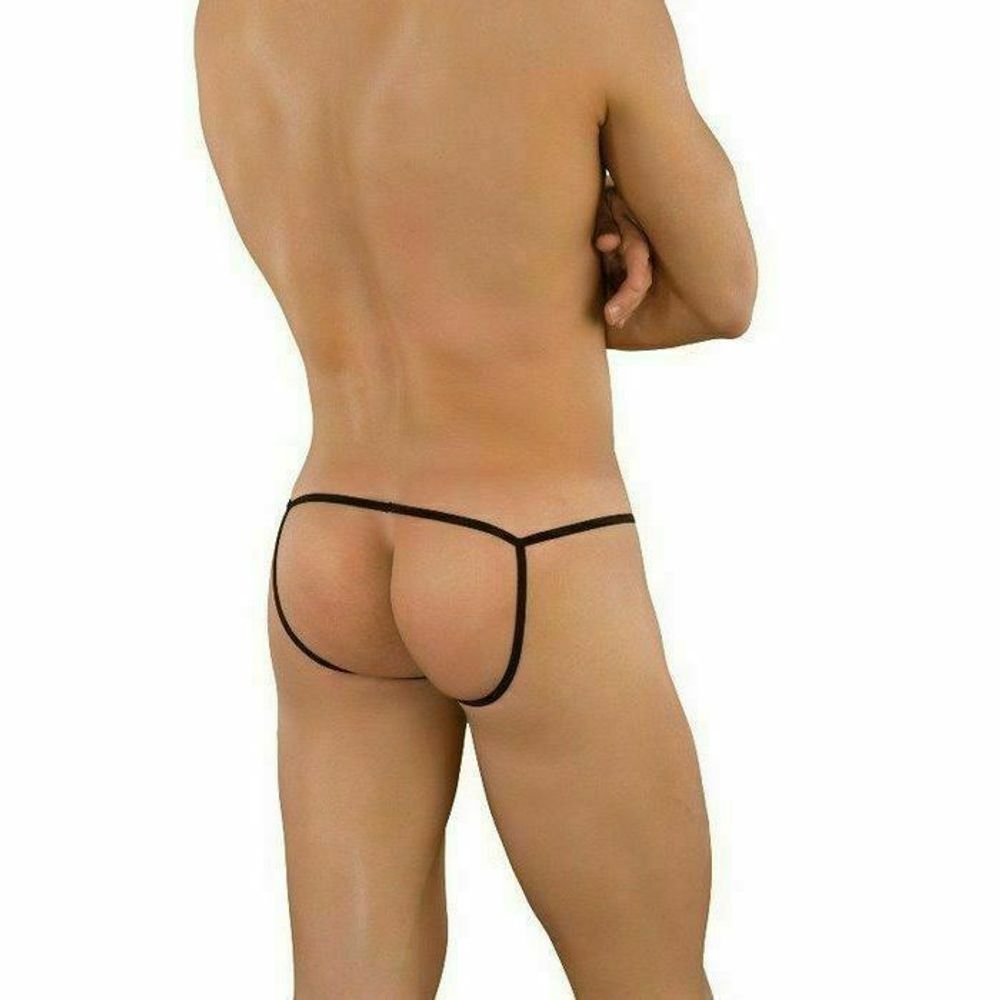 Мужские трусы стринги черные La Blinque LB15135