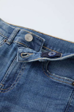 ZARA ДЖИНСЫ SKINNY FIT, ВЫЦВЕТШИЙ СИНИЙ