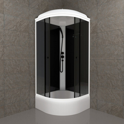 Душевая кабина Triton Грэй В 90x90 (черный)