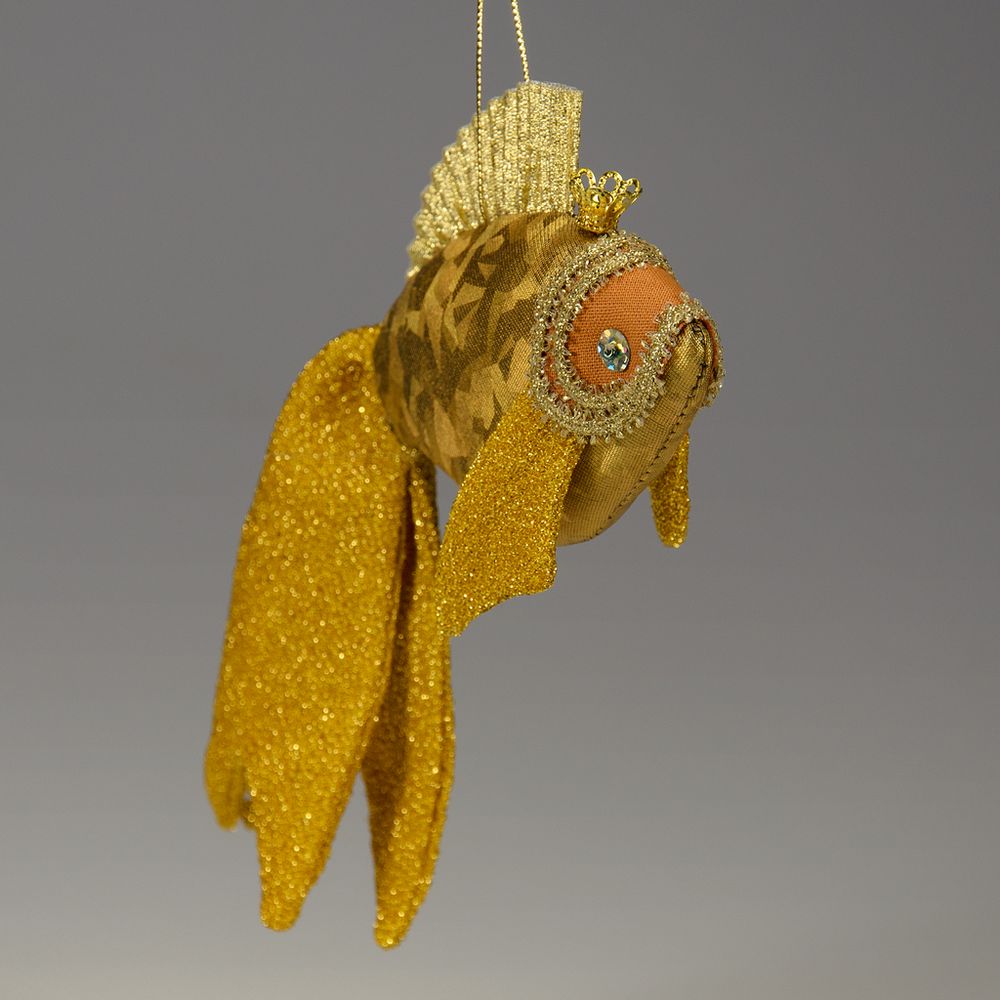 Ёлочная игрушка Золотая Рыбка