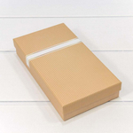 Коробка Ювелирная 22х12х4 см (Серовато, Желтый)